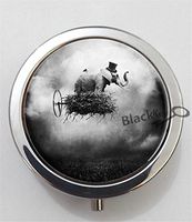 BlackKey White Elephant 3-Compartment Decorative Pocket Gift Box Case Organizer for Pill, Color 1 -2246