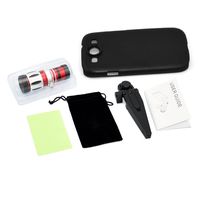 Apexel 12.5x Zoom Long Focus Telephoto/Telescope Lens with Mini Tripod/Back Cover for Samsung Galaxy S3 I9300