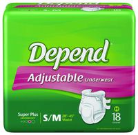 Depend Adjustable Underwear, Maximum Absorbency, Depend Rfst Undwr Lg-Xlg, (1 CASE, 64 EACH)