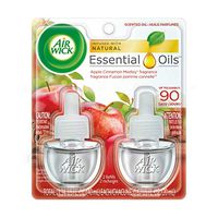 Air Wick Scented Oil Twin Refill Apple Cinnamon Medley (2X.67) oz (Pack of 3)