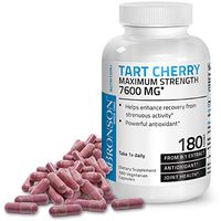 Bronson Tart Cherry Maximum Strength 7600 mg, 180 Vegetarian Capsules (90 Servings)