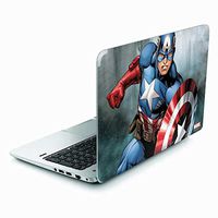 Skinit Decal Laptop Skin for Envy TouchSmart 15.6in - Officially Licensed Marvel/Disney Captain America Design