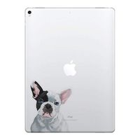 FINCIBO 5 x 5 inch Cute French Bulldog Puppy Dog Eyepatch Removable Vinyl Decal Stickers for iPad MacBook Laptop (Or Any Flat Surface)