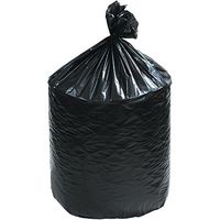Big-City Can Liners, 33" X 40", Black, Pack of 100 (LBF3340X5B)