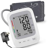 Blood Pressure Monitor Cuff, Upper Arm Digital BP Machine with 8.66-16.5" Large Cuff, 2 Users 180 Memory with Date & Time, Irregular Heart Rate Indication, FDA Approved