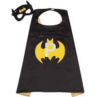 Kid Avengers Costume for Boys,Batman Cape and Mask,Batgirl Cape for Toddlers Black