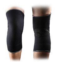 CFR Knee Brace Knee Compression Sleeve Support Knee Stabilizer for Meniscus Tear, ACL, MCL Running & Arthritis,Sports,One Pair,Black,M