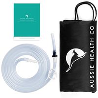 Aussie Health Co Enema Bag/Bucket Kit Replacement Parts Pack (Tubing, Check Valve, Clamp, Connector and Draw-String Bag)