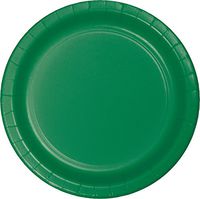 Club Pack of 240 Emerald Green Disposable Paper Party Banquet Dinner Plates 10"