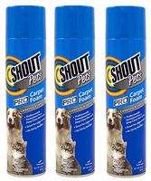Shout for Pets Pro Strength Carpet Cleaning Foam | Carpet Cleaner Foam and Stain Remover in Fresh Scent, 22 Ounces (Тhrее Pаck)