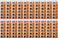 100 x CR2016 Lithium Coin Cell Batteries by Powertron