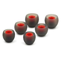 Walmeck in-Ear Earphone Tips 3.8mm Earbuds Headphone Silicone Eartips Ear Sleeve for KZ IE80 Earphone (3 Pairs L M S)