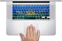 Sea Turtle Macbook Keyboard Decals (Fits 13, 15 inch Air/Pro/Retina) by Compass Litho