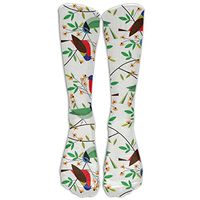 Birds Singing Athletic Tube Stockings Women's Men's Classics Knee High Socks Sport Long Sock One Size