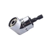 Right Angle Drill, 105 Degree Multifunction Right-Angle Drills Attachment Impact Drill Bit Driver Extension Power Screwdriver 1/4" Drive 6.35mm Hex Magnetic Bit Socket Holder