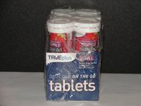 True Plus Glucose Tablets Raspberry Flavor 10ct Tube - 24 Pack (24 Total Tubes)