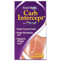NATROL CARB INTERCEPT W/PHASE 2, 120 CAP