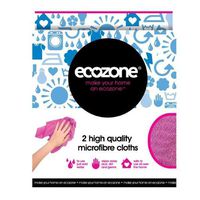 Ecozone - 2 High Density Microfibre Cloths - 20g