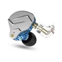 KZ ZSN Pro Headphone High Fidelity in Ear Monitor with 1 Balanced Armature and 1 Dynamic Driver Upgrade ZSN Pro IEM with 0.75mm 2 Pin Cable (ZSN Pro NO MIC, Blue)
