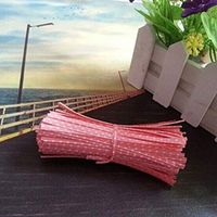 Cello Mute - 100pcs 1 Pack Metallic Dot Twist Ties Wire Cello Bags Lollipop Fastener Sealing Candy Party 6 - Cello Pop Bag Supplies Case Cake Stand Wrapping Cello Lollipop Pop Muffin Lollipop