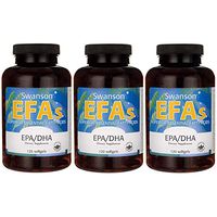 Swanson Ecomega Epa/Dha Fish Oil 180/120 Milligrams 120 Sgels (3 Pack)