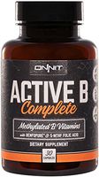 Onnit Active B Complete: Methylated B Vitamin Supplement with Folic Acid and Benfotiamine (30ct). Vitamins B1, B2, B5, B6, B12 in Easy to Take Capsules