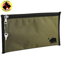 Cali Crusher 100% Smell Proof Pouch w/Locking Key (11in x 6in) (Olive Green)