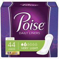 Poise, Daily Pantiliners, 44 Ct