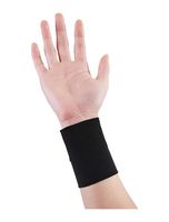 uxcell Unisex Reversible Stretchy Athletic Compression Wrist Band 1 Pack M Black
