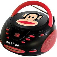 Radio Stereo, Paul Frank Cd Boombox with Fm Am Stereo Radio, Black