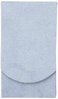 Boston International Light Blue Faux Suede Pocket Tissue Holder