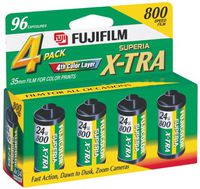 Fujifilm Superia 800 Speed 24 Exposure 35mm Film - 4 Pack