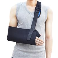 Adults Arm Sling Shoulder Immobilizer Brace With Thumb Support Adjustable Sling for Broken & Fractured Bones, Arm, Shoulder & Rotator Cuff Support