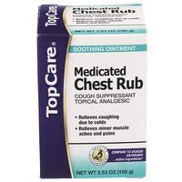 Top Care Medicated Chest Rub (Pack of 6)