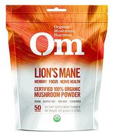 Om Organic Mushroom Nutrition Lion's Mane, 3.57 Ounce by Om Organic Mushroom Nutrition