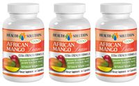 African Mango Cleanse Product - African Mango Lean Extra Strength Formula 1200mg - Cleanse and Lean Muscle (3 Bottles 180 Capsules)