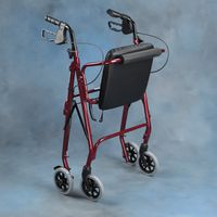 Norco Rolling Walker, Color: Burgundy