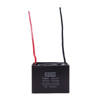 JCM 2 Wire Ceiling Fan Capacitor 9uF 450VAC CBB61
