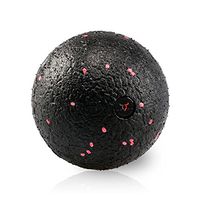 9HORN Premium Ball-Shaped Foam Roller Extra Firm 4 Inches Diameter in 2 Colors Red Speckles