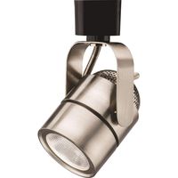 Lithonia Lighting Meshback 1-Light Brushed Nickel Integrated LED Track Lighting Head