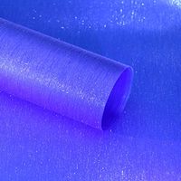 Jewel Miner Korean Vintage Style Fresh Flower Wrapping Paper Waterproof Floral Bouquet Gift Packaging Supplies Multi Colors Wrap Paper 23.6 x 23.6 Inch (Royal Blue)