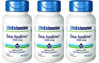 Sea-Iodine 1000 mcg, 60 Vegetarian Capsules-Pack-3