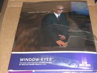 Window-Eyes 6.1 Computer software for blind or visually impaired which converts components of the Windows operating system into synthesized speech allowing for complete and total access to Windows based computer systems.