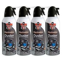 Dust-Off Compressed Gas Duster, 10 oz cans, Pack of 12