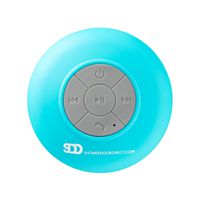 SHOWERDOORDIRECT.COM WWBS-BU Waterproof Bluetooth Shower Speaker with Suction Cup, Blue