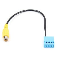 Suuonee Rear Camera Cable, Car Rear View Camera Adapter Cable for VI 5 6 MK5 MK6 B6 Touran Tiguan