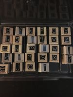 Stampin' Up! Tidy Alphabet Stamp Set