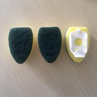 3 Pack Dish Wand Refills Sponge Heads, Heavy Duty Dish Wand Brush Replacement Sponge Dish Wands Pads for Kitchen Slink Cleaning