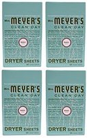 Mrs. Meyer's Clean Day Dryer Sheets, Basil, 320 Count