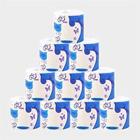 Toilet Paper,Toilet Paper Towel Soft Skin-Friendly Strong No Fragrance Bath Tissue Paper (3-PLY 10 Rolls)